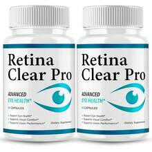 Original Retina Clear Pro Advanced Pills Capsule, Premium Formula, Natural Ingredients For Overall Eye Care Health & Balanced Healthy Vision   RetinaClear Pro   60 Capsules Each Bottle (Pack Of 2) - 1 - 查看 1