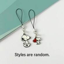 1pc/2pcs Cartoon Collaboration Phone Rope Fish Silk Thread Hanging Rope Girlfriend Couple Parent Child Personalized Anime Jewelry (Style Random) - Multicolor - View 7