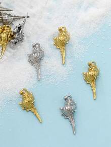 2/3pcs Stainless Steel Beach Ocean Vacation Style Three-Dimensional Exquisite Conch Fashion Bracelet Necklace DIY High-End Jewelry Pendant - Multicolor - View 2