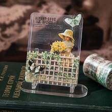 50mm*2m PET 花藤围栏景观胶带贴纸剪贴簿手账粘性手工DIY垃圾日记工艺品材料 - 多色 - 查看 7