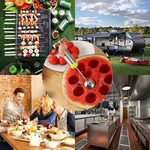 1pc Fruit Baller, 2-In-1 Fruit Scooper & Stainless Steel Fruit Carving Tool, Kitchen Gadget - Multicolor - View 10