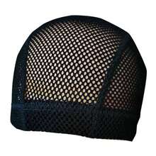 3 piezas Gorro de peluca negro Gorros de peluca de ganchillo Gorros de peluca de malla elástica Redes para el cabello antideslizantes Gorro para tejer y mantener pelucas - Ver 1