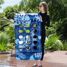 1pc Inflatable Pool Bed, Pool Floating Chair, Pool Party Seat Floating Bed, Suitable For Adults Summer Sunbathing, Beach, Swimming Pool Party - Multicolor - View 6