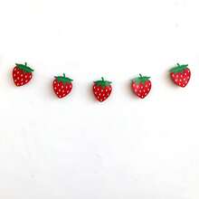 Dây cờ dâu tây đỏ/hồng dài 2,5 mét (15 cái) dùng trang trí tiệc sinh nhật lần thứ nhất, tiệc mừng em bé sắp chào đời, tiệc dã ngoại mùa hè, tiệc chủ đề trái cây. Dây cờ treo tường, bàn, dùng trang trí tiệc hình trái cây ngọt ngào. - Xem 10