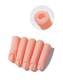 Silicone Magnetic Nail Practice Finger Model Tray Manicure Tool Set - Suitable For Home And Nail Salon - Multicolor - View 11