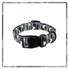 经典迷彩图案宠物项圈，可调节防勒颈，耐用涤纶材质，适合小型/中型/大型犬日常佩戴 - 混合色 - 查看 8