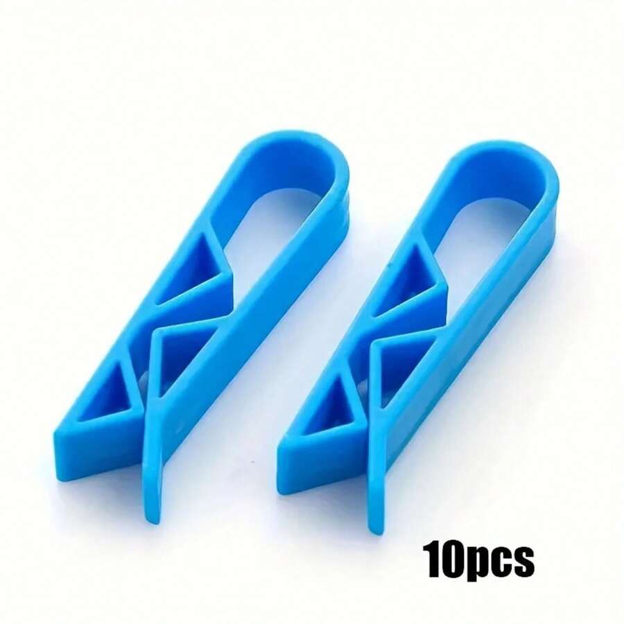 10 Innovative Trash Can Clips: Trash Bag Holder And Anti-Slip, Stylish Divider Side Clips, Convenient For Home Use B2HJ - 10pcs - View 1