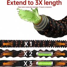 1 Set Of 25-150ft Extendable Water Pipes With High-Pressure Spray Gun - Perfect For Garden And Car Care - A - View 5