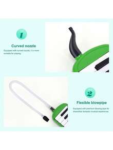 Universal Mouthpiece & Blowing Tube Set For Harmonica - Multicolor - View 2