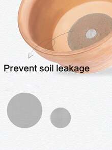 5/10/25pcs Flower Pot Bottom Hole Net Pads, Flower Pot Mats, Round Flower Pot Bottom Net Pads, Trimable Flower Pot Bottom Net Pads - Multicolor - View 8