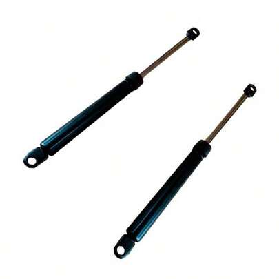 Miroytengo Kit de amortecedores de 1250 Newtons para camas box, 2 unidades, espaçamento padrão de furos de 34 cm, inclui ferragens e parafusos de montagem, ideal para camas de 150 cm. Substitui peças desgastadas. Móvel versátil e funcional..