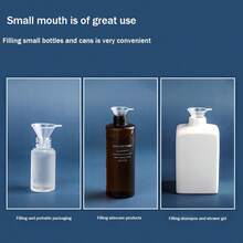 5/10/50pcs Mini Transparent PP Funnels, Suitable For Liquid Packaging And Filling Of Cosmetics, Toners, And Toiletries, As Well As Laboratory Liquid Packaging And Outdoor Camping Seasoning Packaging - View 3