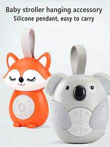 猫头鹰造型月光旋律夜灯安抚器，便携式婴儿推车悬挂音乐玩具 - 彩色 - 查看 4