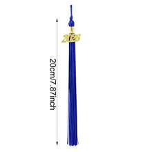 Borla de graduación 2026, borla de birrete de graduación, borla multicolor 2026 con colgante decorativo 2026 en blanco/negro/amarillo/rojo/azul, adecuado para decoración de birrete de graduación, accesorios para fiesta de graduación - A - Ver 14