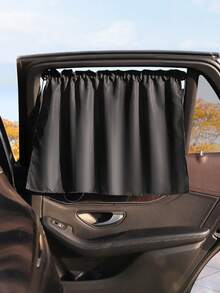 带吸盘的汽车遮阳帘 – 防紫外线隔热隐私侧窗帘，滑动式设计，保护隐私并防眩光，易于安装和拆卸，适用于大多数轿车、SUV、MPV - 遮陽簾 - 查看 9