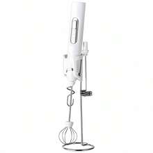 Máy đánh sữa và cà phê cầm tay gia đình mới nhất, máy đánh sữa điện, máy trộn đánh sữa kèm giá đỡ, sạc USB, máy đánh sữa, máy đánh trứng, chất liệu ABS + thép không gỉ 304. - Xem 10