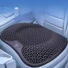 2026 1PC Gel Seat Cushion Honeycomb Design Breathable Ergonomic Support Pad For Car Office Machine Washable - 灰色新 - 查看 11
