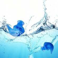 5 Pairs Of Mixed Waterproof Swimming Earplugs For Adults - Soft Silcone Ear-Shaped Design - Earplugs - View 4