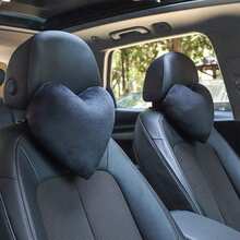 1pc Love Car Headrest, Headrest, Car Pillow, Car Neck Protection Pillow, Car Seat Cushion, Car Interior Supplies Car Pillow Car Seat Cushion - Plush - View 5