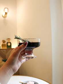 1 pièce Verrerie vintage élégante et de haute qualité, polyvalente, convenant pour le jus, l'eau, les boissons, le petit-déjeuner, le thé de l'après-midi et les rassemblements - Multicolore - Voir 4