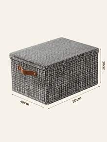1 hộp đựng đồ bằng vải có thể gấp gọn, hộp đựng quần áo có thể thu gọn, hộp sắp xếp tủ quần áo, giỏ đựng đồ dung tích lớn, hộp đựng chăn ga gối đệm có thể gấp gọn. Đồ dùng gia đình, Lưu trữ & Sắp xếp, Thiết thực - Nhiều màu - Xem 13