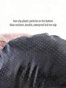 1pc Warm & Soft Plush Pet Round Bed, Fluffy Winter Cozy Pet Round Cushion Nest For Medium/Large/Small Cats & Dogs - Dark Grey - View 6