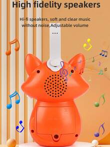 猫头鹰造型月光旋律夜灯安抚器，便携式婴儿推车悬挂音乐玩具 - 彩色 - 查看 8