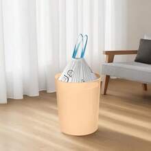 Trash Can - Plastic Waste Basketbin - 1.8 Gallon- For OfficeHome Bathroom Kitchen - Khaki - Khaki - View 5