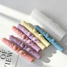 Pomegranate Long-Strip Candle Silicone Mold - DIY Pomegranate Relief Handcrafted Fragrance Long Stick Candle Mold - Pomegranate Candle Mold - View 6