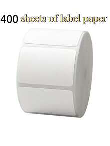 400 nhãn dán tự dính, nhãn dán gia dụng, nhãn dán có thể tháo rời, nhãn hình chữ nhật màu trắng, thích hợp để dán nhãn tại nhà, văn phòng và đồ dùng. - Nhiều màu - Xem 8