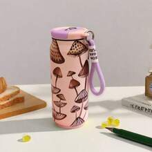 Stainless Steel Thermal Mug With A Creative Print; A Portable And Modern Thermal Water Mug. - 西瓜粉 - 查看 1