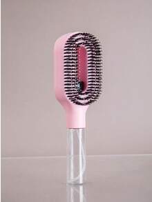 2-In-1 Spray Styling Comb, Water Mist Spray Comb With Built-In Water Tank, Soft And Flexible Bristles, Dry And Wet Use Styling Spray Comb, Suitable For Curly, Straight And Wavy Hair - Multicolor - View 5