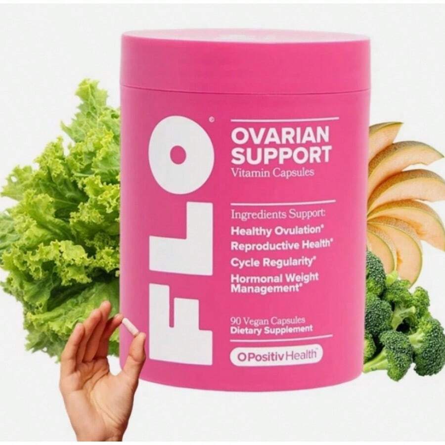 For Women's Hormone Balance - 90 Vegan Capsules FLO Ovarian Support Vitamin - 1PC - View 1