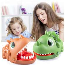 Funny Prank Toy: Triangular Dinosaur Bite Finger Toy, Big Mouth Crocodile Dinosaur Toy, Interactive Toy For Children, Triangular Dinosaur Prank Toy - Multicolor - View 5