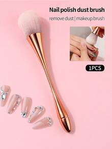 1 chiếc cọ phủi bụi sơn móng tay màu vàng, cọ trang điểm, dùng để quét bụi. Cán nhựa dài và mảnh, giúp làm sạch móng tay, thích hợp sử dụng trong gia đình và ngoài trời, dành cho cả nam và nữ. - Vàng - Xem 3