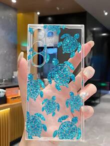 1个幸运蓝海龟软手机壳，兼容华为荣耀、Galaxy A04e/12/A13/A14/A34/A50/A52/A53/A54/S21/S22/S23/S24/S25/S25Ultra/S25FE/S26/S26 Plus/S26 Ultra/S26 Edge、6A/7A/8A、12T/13T/15T/15T Pro，国际版 - 無色 - 查看 5