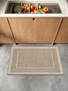 1 covoraș de bucătărie maro, potrivit pentru chiuvetă, rufe, decorațiuni interioare, primăvară/vară, decorațiuni de sărbători - Multicolor - Vizualizare 5