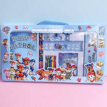 汪汪队立大功文具套装，包含铅笔、尺子、卷笔刀、橡皮擦，生日文具礼盒，学生奖品，返校礼物 - 彩色 - 查看 9