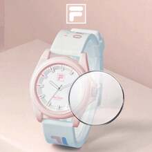 FILA 38-6653 马卡龙色硅胶石英表，39毫米大表盘，30米防水，学生情侣运动腕表 - 均碼 - 查看 2