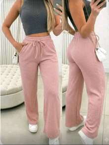Women's Lanzinha Pants For Everyday Wear - Rosa - View 1