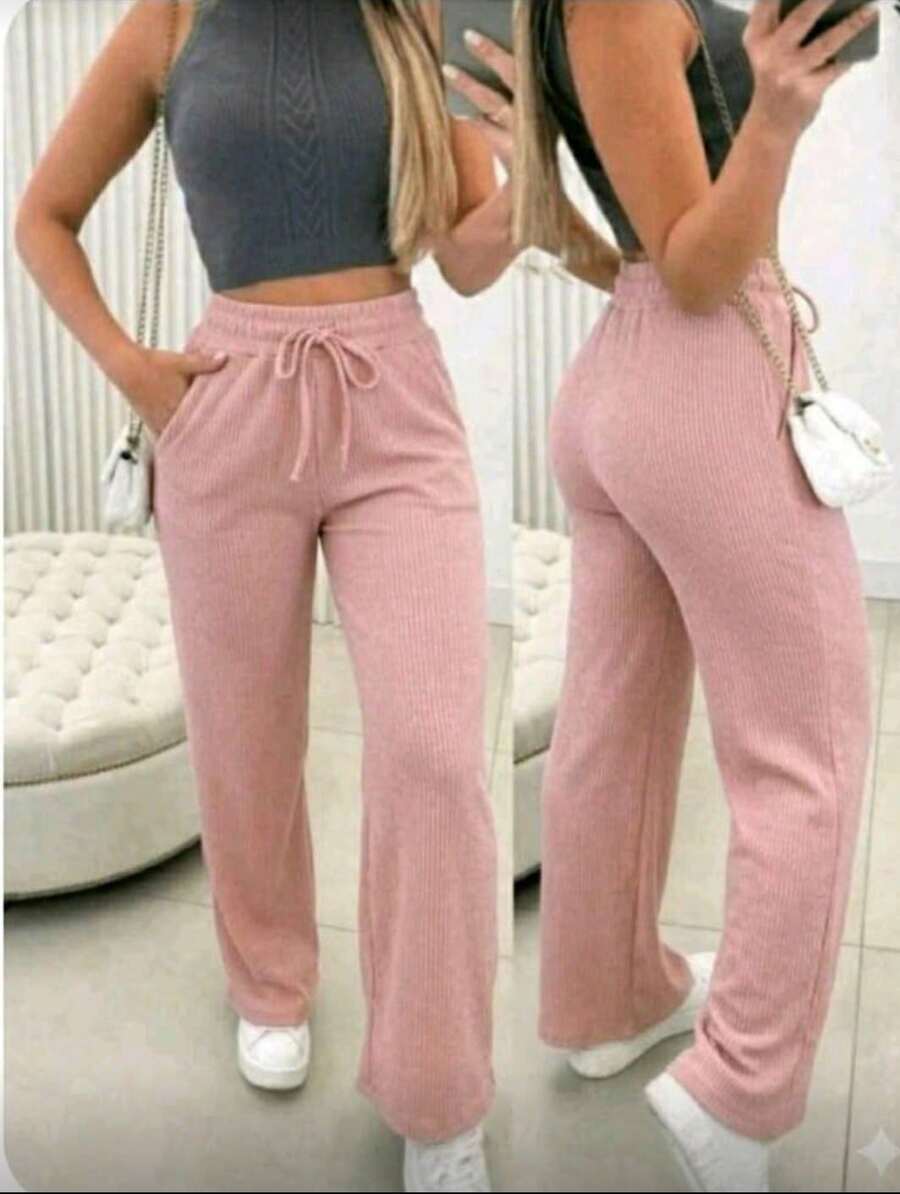 Women's Lanzinha Pants For Everyday Wear - Rosa - View 1