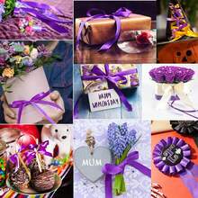 6 Rolls 25mm/10 Yards Full Color Holiday Party Decorative Satin Ribbon, Create Fresh Style + Rose Satin Shiny High Density Fabric, Suitable For Fresh Scene Decoration + Floral Arrangement + Handicraft + Gift Packaging Decoration - View 12