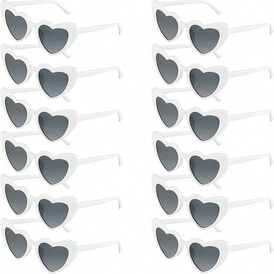 Heart-Shaped Fashion Glasses, Suitable For Holiday Wear, Photo Props - Party Glasses - View 1
