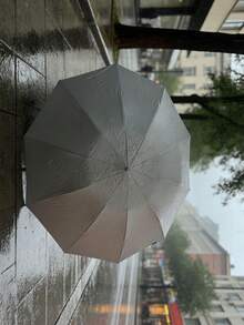 1把高级自动折叠大号雨伞，防水防风，适合居家、娱乐、户外活动。强效防紫外线，方便携带/收纳。带挂环手柄，一键开合，高尔夫户外伞，防风防水旅行伞，超大加厚，遮阳/防雨两用，高密度面料，男女通用，便携。 - 環形扣 - 查看 7