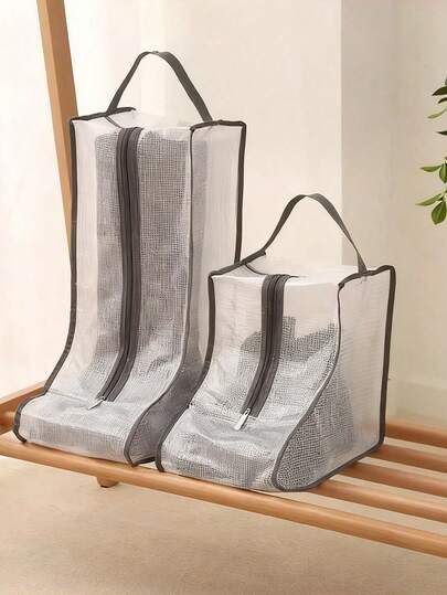 1 túi đựng giày dép, túi chống bụi cho giày, túi đựng giày khi đi du lịch, túi đựng giày thanh lịch, túi đựng giày bằng vải không dệt dùng cho du lịch và sử dụng tại nhà.