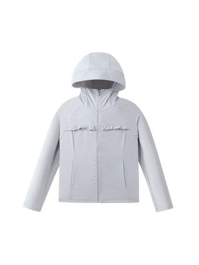 Annil [UPF50+ Cooling] New Thin Outerwear/Skin-Protecting Shirt For Girls With UV Protection And Sunscreen