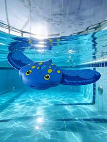 1pc Kids Underwater Sinking Swimming Pool Floating Powered Stingray Toy, Cartoon Water Play Swimming Pool Beach Toy For Boys & Girls, Summer - Multicolor - View 8