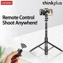 Lenovo H18L All-In-One Selfie Stick: 1.8m Lightweight Telescopic Design Made Of Aviation-Grade Aluminum, With A Stabilized Grip And Tripod/Handheld Dual Modes. Perfect For Live Streaming And Group Photos. - 1.8m - View 2