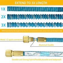 25FT-150FT Expandable Garden Watering Hose High Pressure Car Wash Magic Flexible Water Hose Irrigation Cleaning Tools - A - View 6