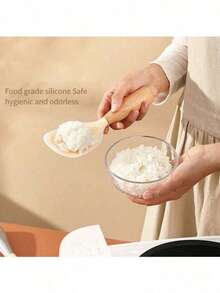 饭勺 不粘立式饭勺 厨房用具 木柄立式饭勺 厨房烹饪用铲 - 查看 2